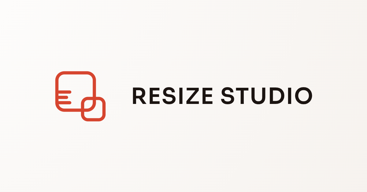 Resize Studio | 一括画像リサイズ